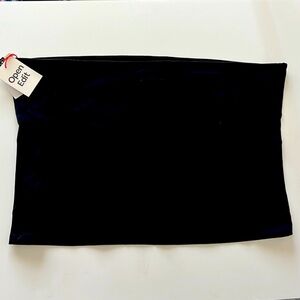 Nordstrom OPEN EDIT strapless Black Women Tube Top XXL